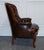 Set of Victorian Chesterfield Armchair and Ottoman in Dyed Leather For Sale - Image 9 of 18