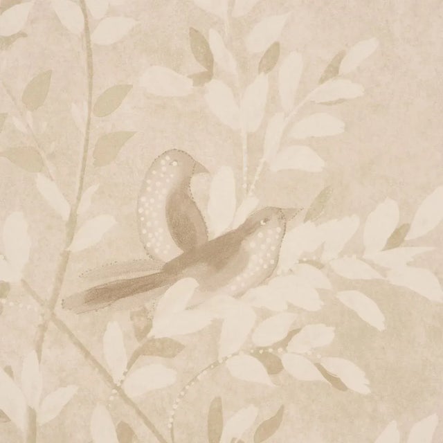 Schumacher X Colette Cosentino Sublime 4 Panel Set In Parchment For Sale In New York - Image 6 of 6