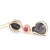 Dark Gray Natural Tahitian Pearl and Ruby 14ct Yellow Gold Pendant - Fei Liu For Sale - Image 8 of 8
