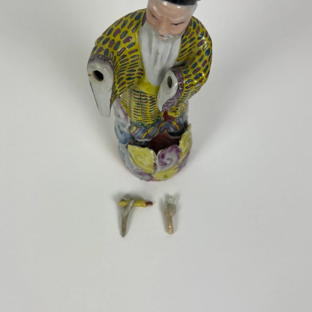 Famille Rose Immortal Figurine For Sale In Memphis - Image 6 of 9