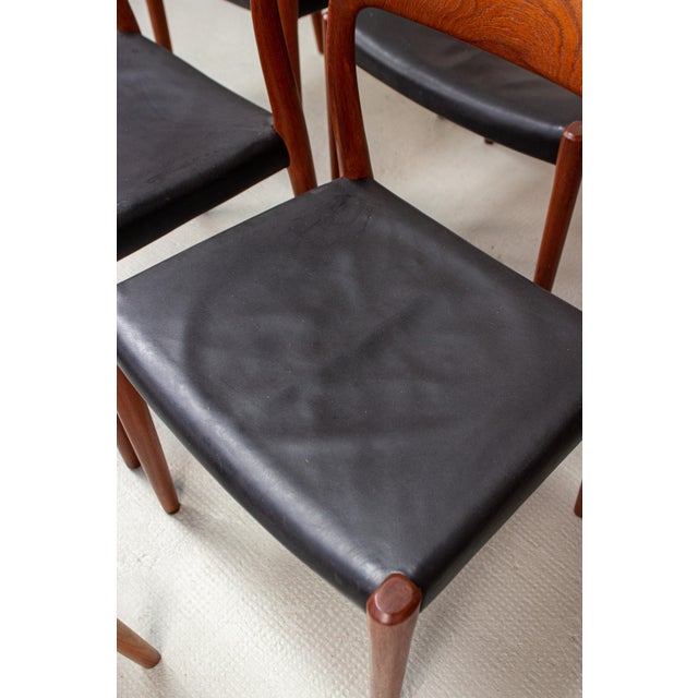 Danish Model 77 Chairs in Teak by Niels Otto (N. O.) Møller for J.L. Møllers, 1960s, Set of 2 For Sale - Image 17 of 18