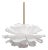 Jamie Young Zinnia Small Chandelier in White Acrylic For Sale