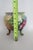 French Style Footed Porcelain Jardiniere Hand Painted Green With Flowers 4998b For Sale - Image 9 of 13