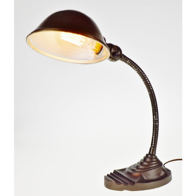 Vintage Art Deco Style Eagle Gooseneck Desk Lamp Chairish