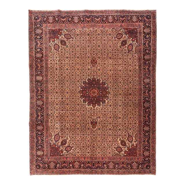 Antique Bidjar Rug 10'1'' x 13'6'' For Sale