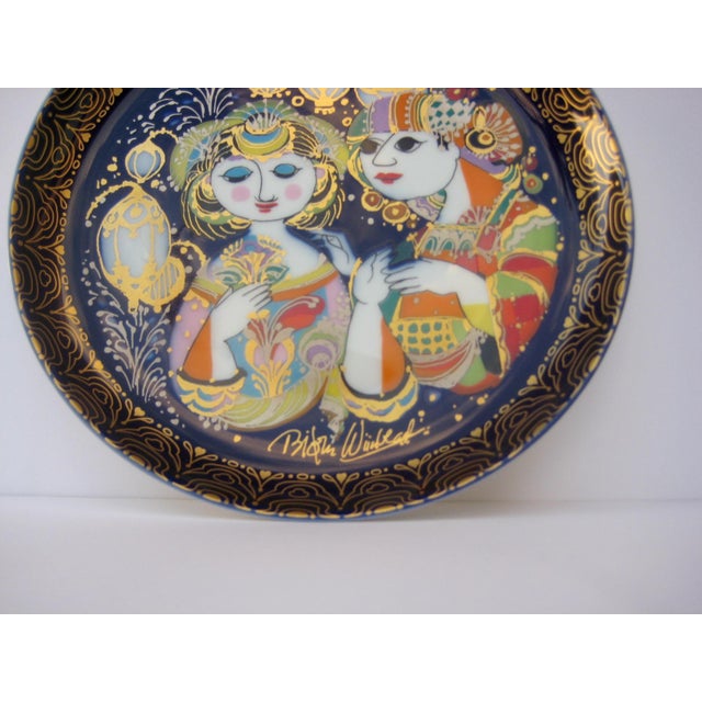 Navy Blue C.1970's Bjorn Wiinblad for Rosenthal Studio-Linie "Aladin" Series For Sale - Image 8 of 13