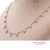 14k(585) Yellow & White Gold Natural Diamond Graduated Drop by the Yard Necklace For Sale - Image 10 of 12