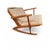 Wood Mid-Century Danish Boomerang Rocking Chair Model 97 Søren Jensen v. Tønder Møbelwærk ​, 1950s For Sale - Image 7 of 17