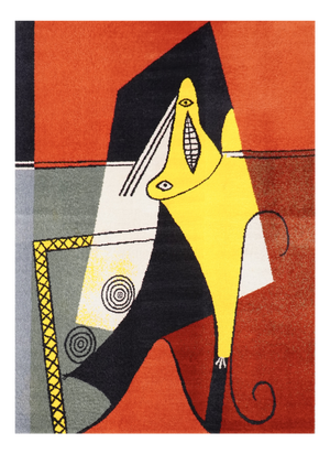 Large Wool Rug with La Figura by Pablo Picasso Motif from Desso, Netherlands, 1990s