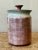 Brown Vintage Boho Studio Pottery Lidded Jar For Sale - Image 8 of 9