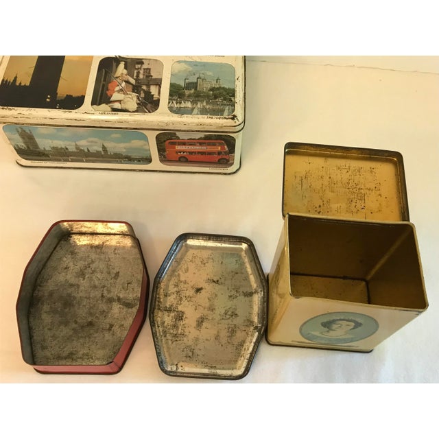 Vintage English Tins - Set of 3 For Sale In Dallas - Image 6 of 13