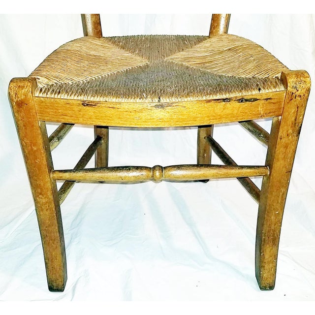 Late 19th Century Late 19th Century French Country Prie Dieu Prayer Chair For Sale - Image 5 of 9