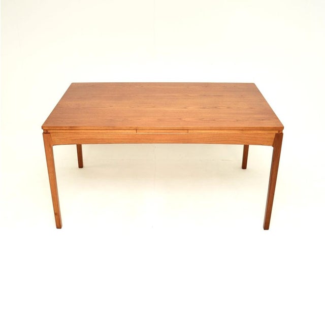 Vintage Danish Extending Dining Table in Teak, 1960s For Sale - Image 10 of 10