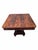 Antique American Empire Revival Figured Walnut Pedestal Game Table For Sale In Chicago - Image 6 of 9