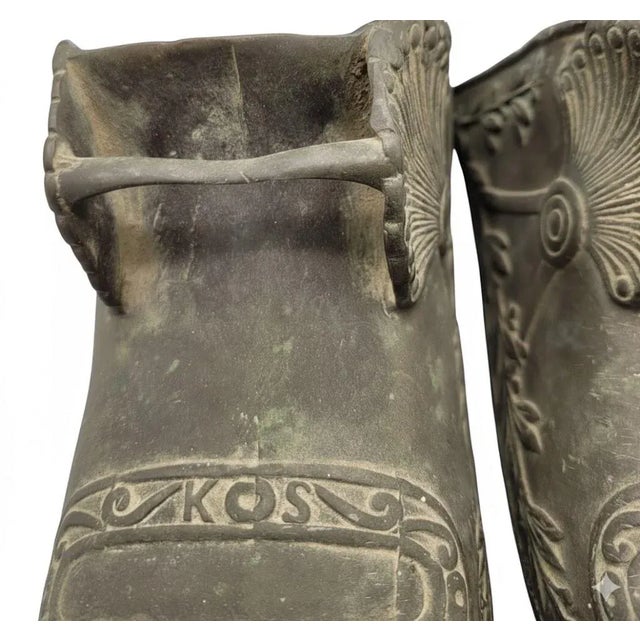 Antique Spanish Colonial Brass Conquistador Stirrups – Ornate Matched Pair For Sale - Image 11 of 13