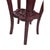 Vintage Chinese Carved Mahogany Marble-Top Pedestal Plant Stand For Sale - Image 10 of 10