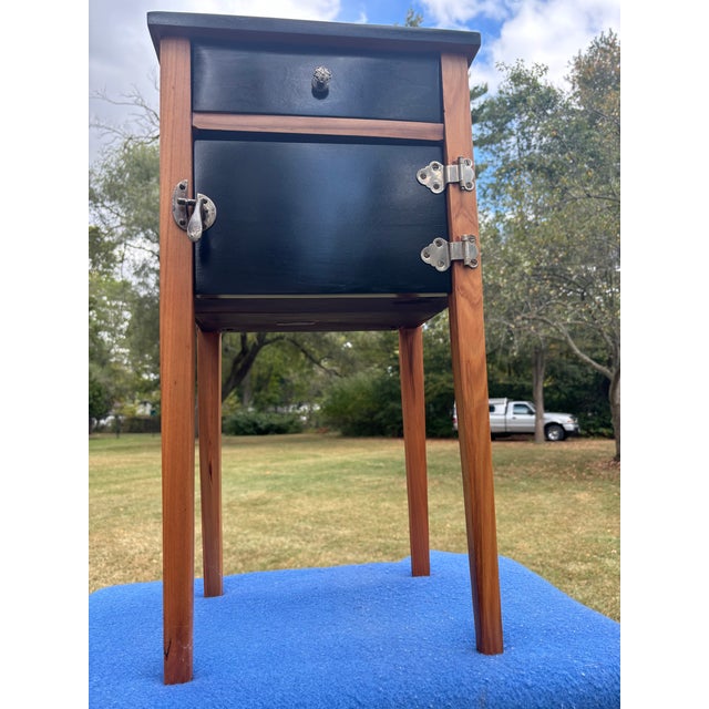 1940s Vintage Humidor Cabinet Stand For Sale - Image 6 of 12