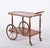 Mid-Century Italian Mahogany and Brass Serving Bar Cart, 1960s For Sale - Image 6 of 18