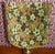 1970s Table Lamp with Luminous Floral Shade in Green Brown, 1070s For Sale - Image 5 of 9