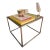 Tokujin Yoshioka for Glas Italia Ile Glass & Stainless Steel Side Table For Sale