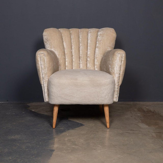 Set of 20th Century Boudoir Shell-Back Chairs, 1950s For Sale - Image 11 of 14