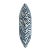 Spritely Home 22" Indoor/Outdoor Pillow in Blue Washed Zebra For Sale - Image 4 of 6