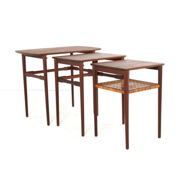 Minimalist Nesting Tables, Denmark, Set of 3 For Sale - Image 13 of 15
