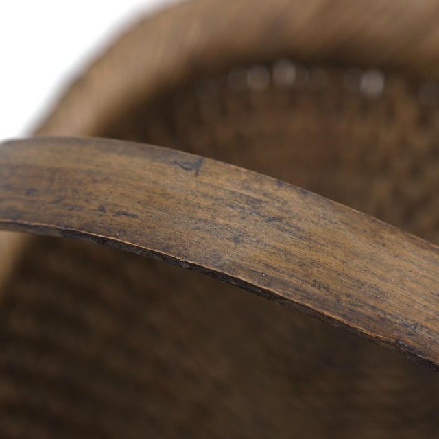 Early 20th Century Chinese Woven Reed Basket For Sale In New York - Image 6 of 10