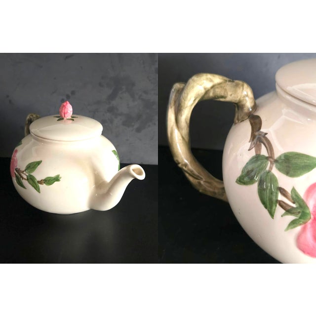 Mid 20th Century Franciscan Desert Rose Teapot For Sale In Miami - Image 6 of 13