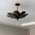 Brass Antique Brass Floral Pendant Light Fixture, Handmade Flower Ceiling Light For Sale - Image 8 of 12