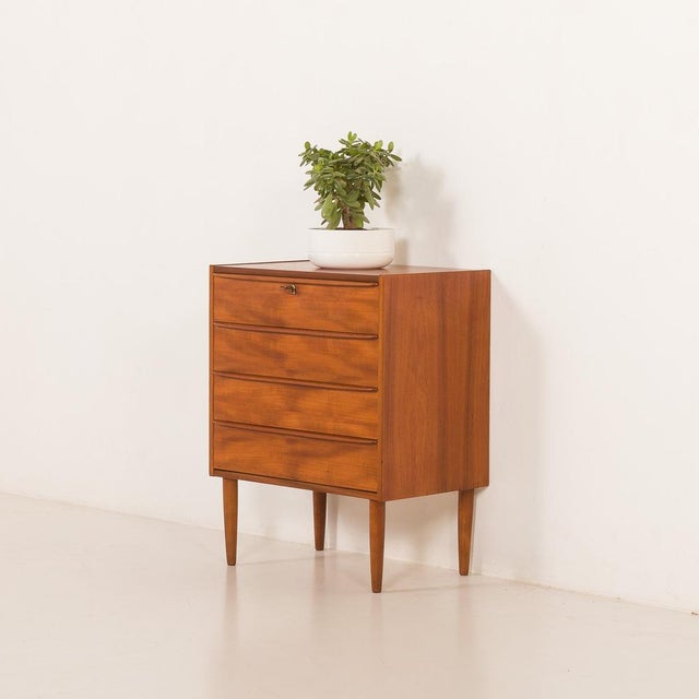 Danish Teak Chest of Drawers, 1970s For Sale - Image 4 of 13