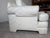 Vintage Century Furniture White Textured Fabric Three-Seater Sofa For Sale In Miami - Image 6 of 18