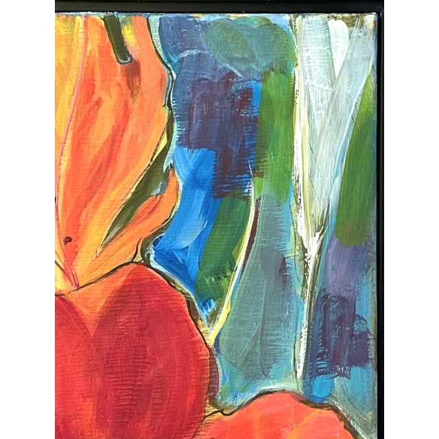 Late 20th Century Signed Original Painting by Karen Reinhart (American, 1938-2023) For Sale - Image 5 of 12