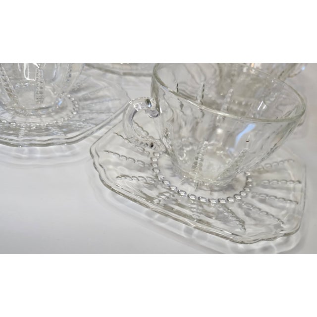 Vintage Coastal Starburst Teaset- Set of Twelve For Sale - Image 6 of 16