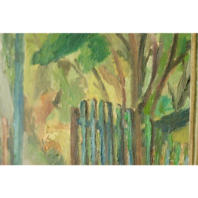 D. Jacobson, Beyond the Gate, 1960s, Oil on Canvas, Framed For Sale - Image 5 of 10