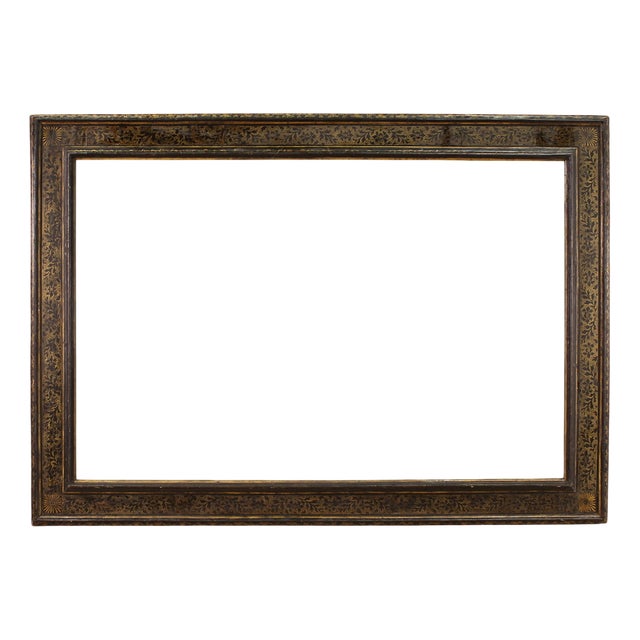 20th Century Lacquered and Gilded Tuscan Frame, 1930s For Sale