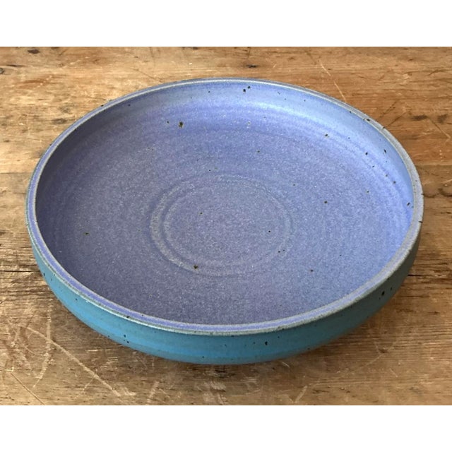 Vintage Boho Studio Pottery Platter For Sale - Image 4 of 7