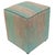 Gray Abstract Handmade Kilim Upholstered Ottoman For Sale - Image 8 of 8