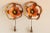 Metal Brutalist Poppy Flower Lamp Finials - a Pair For Sale - Image 7 of 7