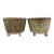 Pair of Mid-Century Brutalist Cast Stone Mosaic Planters For Sale