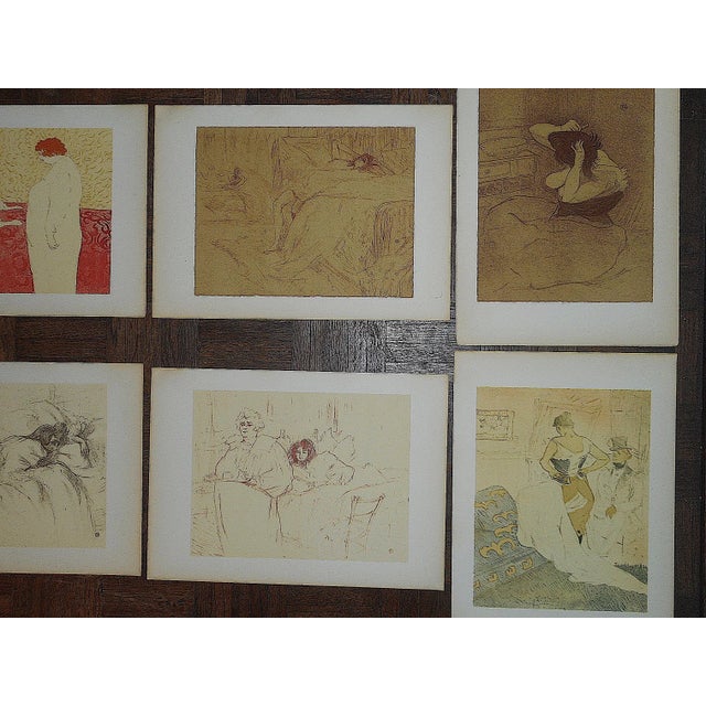 Impressionist Vintage Lithographs-Toulouse Lautrec- "Elles [Women]"-Set of 8 For Sale - Image 3 of 5