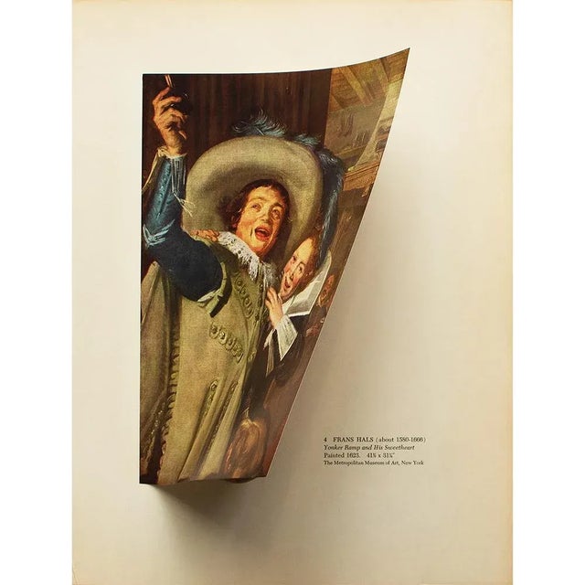 1954 After Frans Hals "Yonker Ramp and His Sweetheart", Vintage Full-Color Print For Sale - Image 4 of 8
