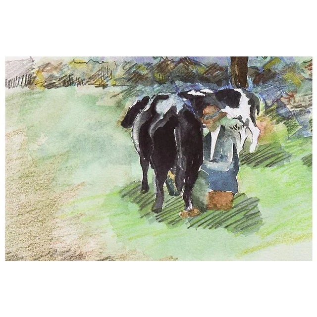 'Swiss Landscape' by Gail Carlson For Sale - Image 4 of 8