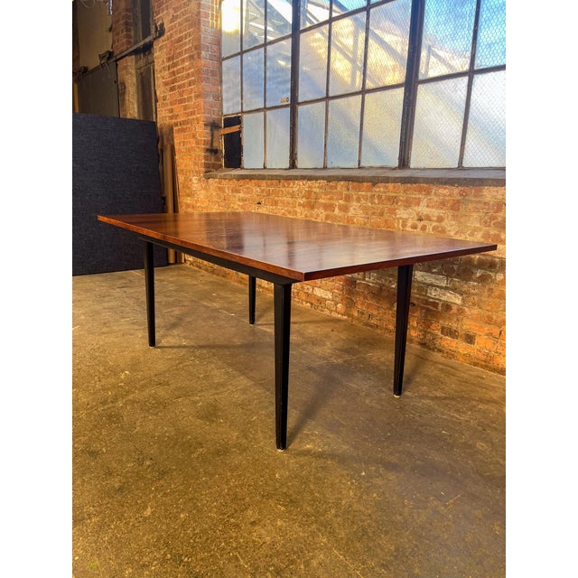Mid 20th Century Rosewood Rectangular Dining Table by George Nelson for Herman Miller 2 Leaves For Sale - Image 9 of 12