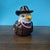 2020s Patriotic Eagle Figurine – 3.9" Resin Bald Eagle Bust With Cowboy Hat & Leather Jacket For Sale - Image 5 of 6