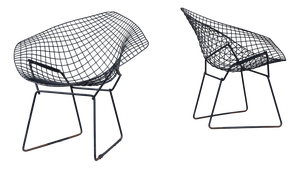 Diamond Chairs from Harry Bertoia, Set of 2