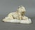 Early 20th Century Lion Paperweight in White Marble For Sale - Image 11 of 11