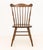 Conant Ball Windsor Style Maple Side Chair, with spindle back, marked "Conant Ball / Furniture Makers" to underside. 34.5"...