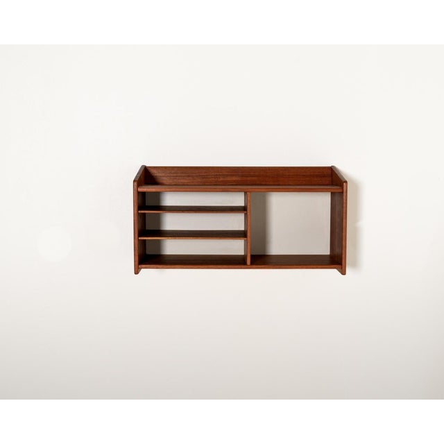 Wood Scandinavian Modern Teak Shelf, 1950s For Sale - Image 7 of 7