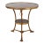 French Gilt-Bronze and Black Fossil Marble Two-Tier Gueridon, Circa 1880 For Sale